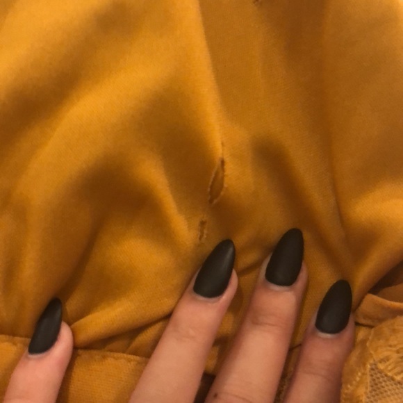 Gold romper, Haute Monde brand, size S. - Picture 3 of 5